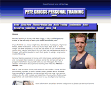 Tablet Screenshot of personal-trainer-surrey.com